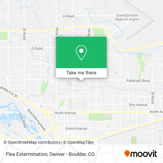 Flea Extermination map