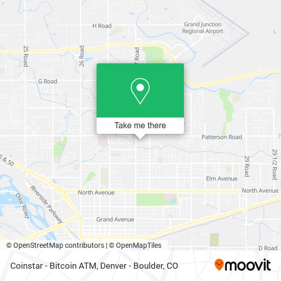 Mapa de Coinstar - Bitcoin ATM