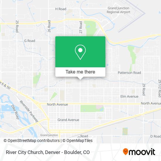 River City Church map