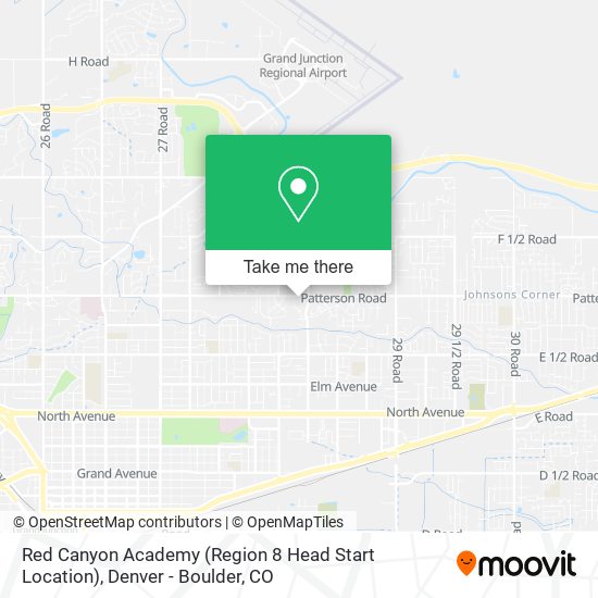 Red Canyon Academy (Region 8 Head Start Location) map