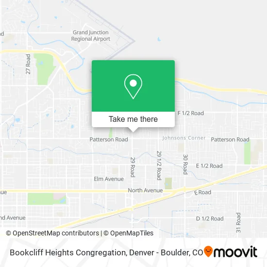 Bookcliff Heights Congregation map