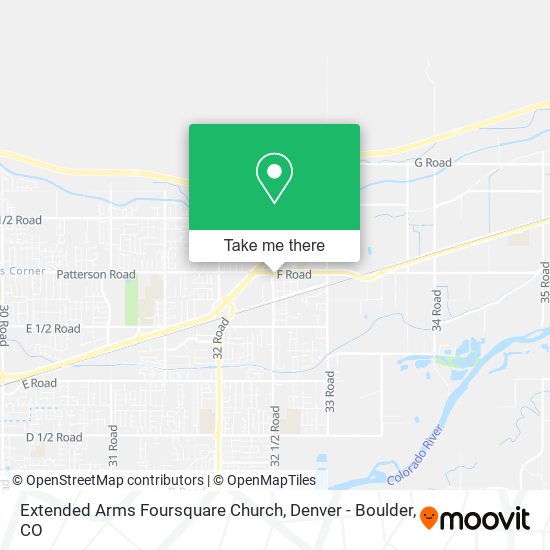 Extended Arms Foursquare Church map