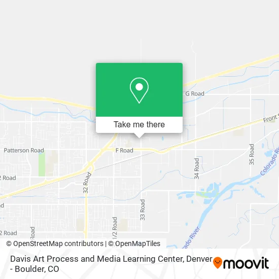 Davis Art Process and Media Learning Center map