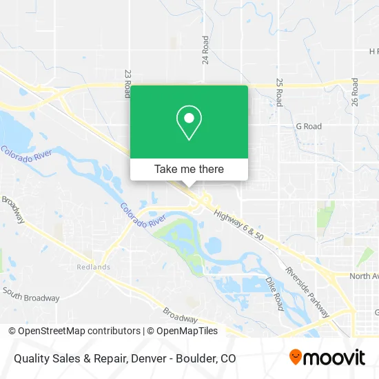 Quality Sales & Repair map