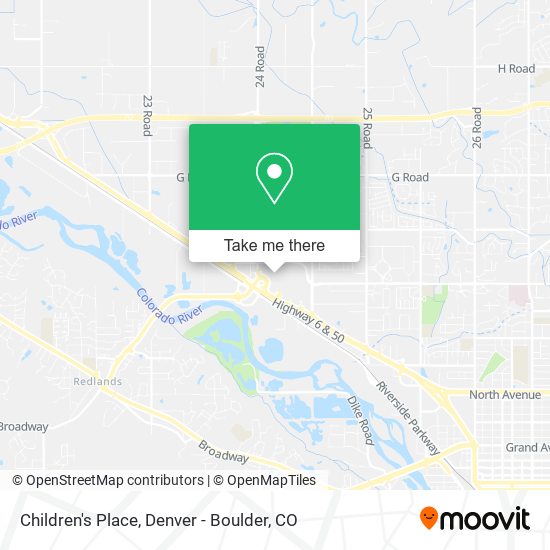 Children's Place map