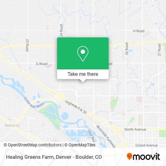 Mapa de Healing Greens Farm