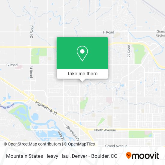 Mountain States Heavy Haul map