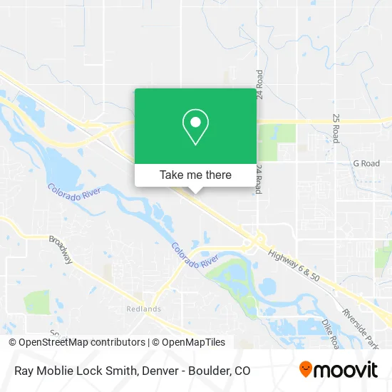 Ray Moblie Lock Smith map