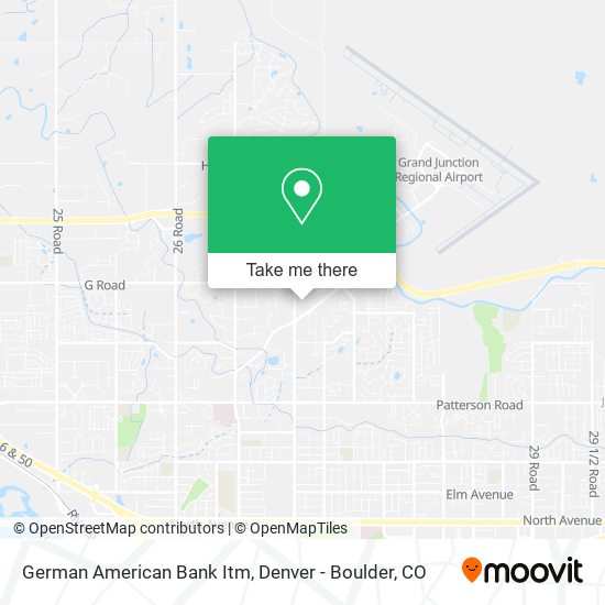 Mapa de German American Bank Itm