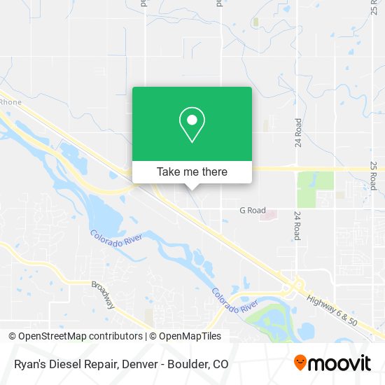 Ryan's Diesel Repair map