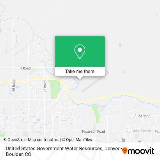 Mapa de United States Government Water Resources