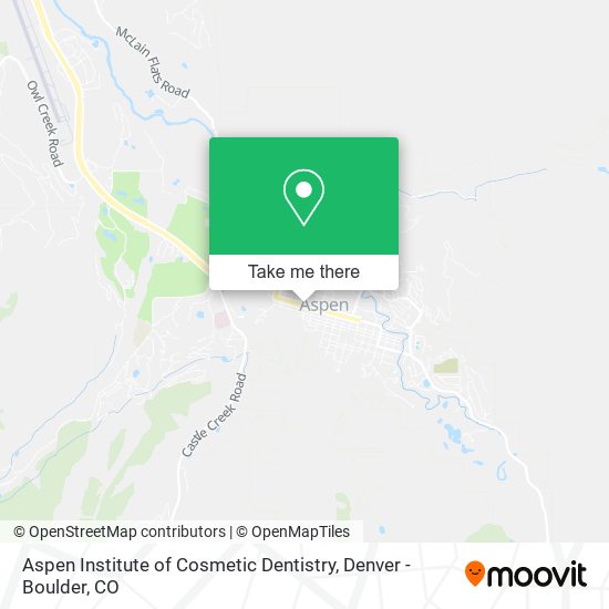 Aspen Institute of Cosmetic Dentistry map