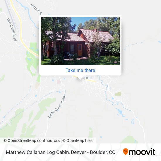 Matthew Callahan Log Cabin map