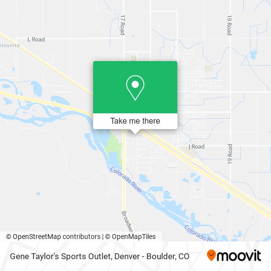 Gene Taylor's Sports Outlet map