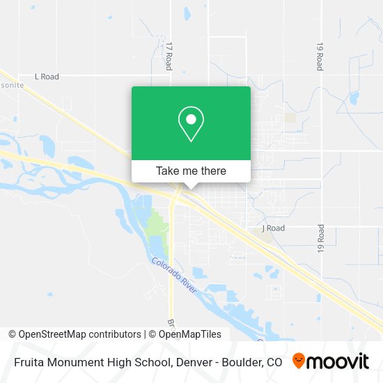 Fruita Monument High School map