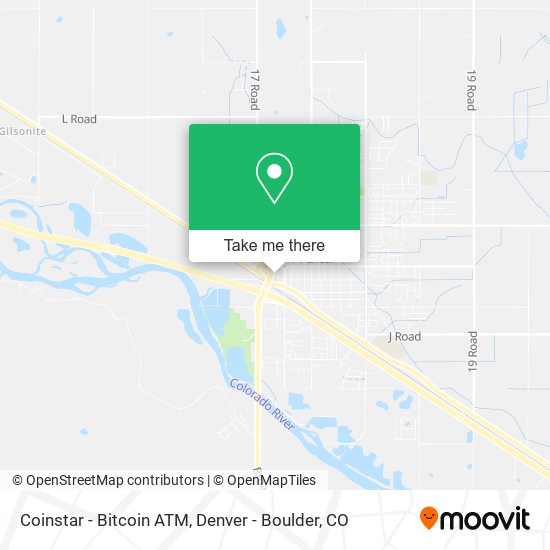 Mapa de Coinstar - Bitcoin ATM