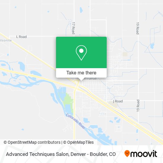 Advanced Techniques Salon map