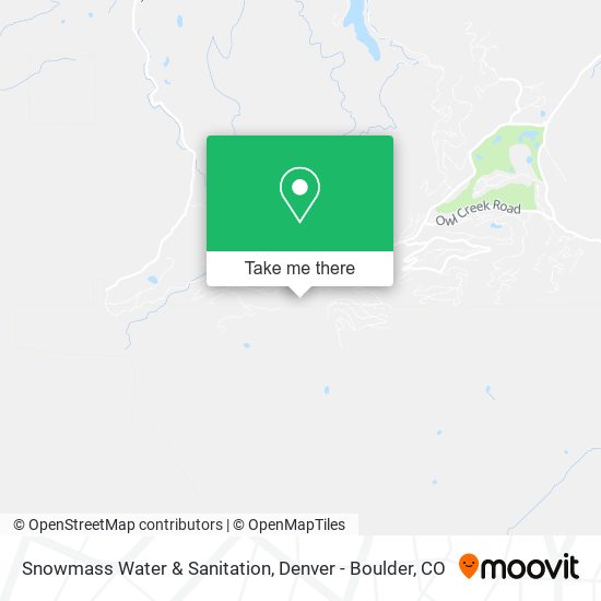 Snowmass Water & Sanitation map