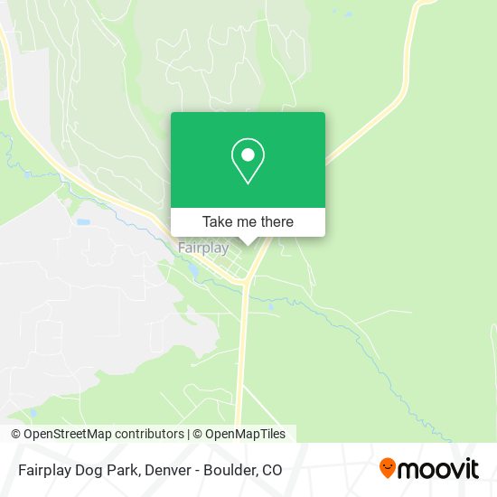 Fairplay Dog Park map