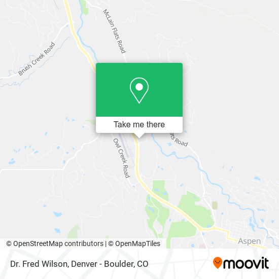 Dr. Fred Wilson map