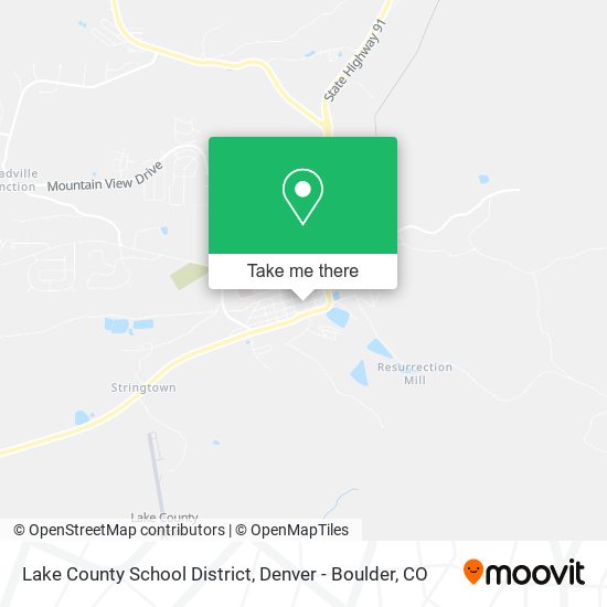 Mapa de Lake County School District