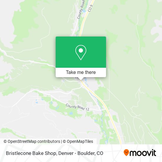 Bristlecone Bake Shop map
