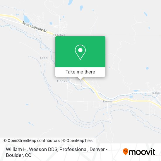 Mapa de William H. Wesson DDS, Professional