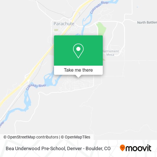 Bea Underwood Pre-School map