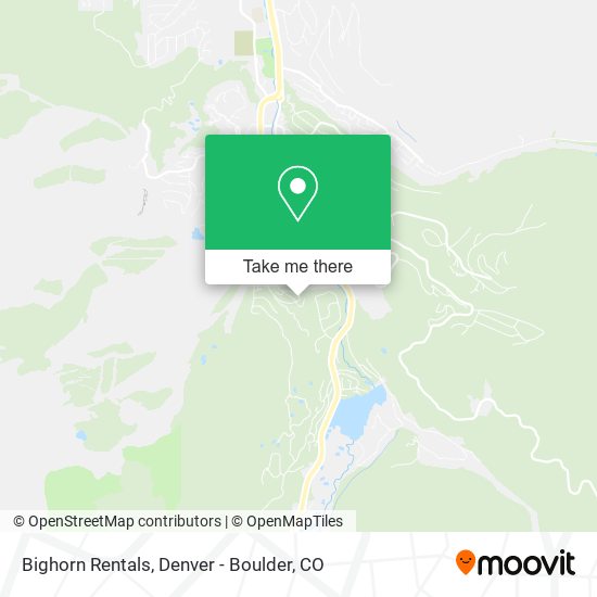 Mapa de Bighorn Rentals