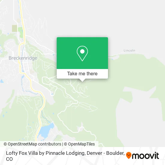 Lofty Fox Villa by Pinnacle Lodging map