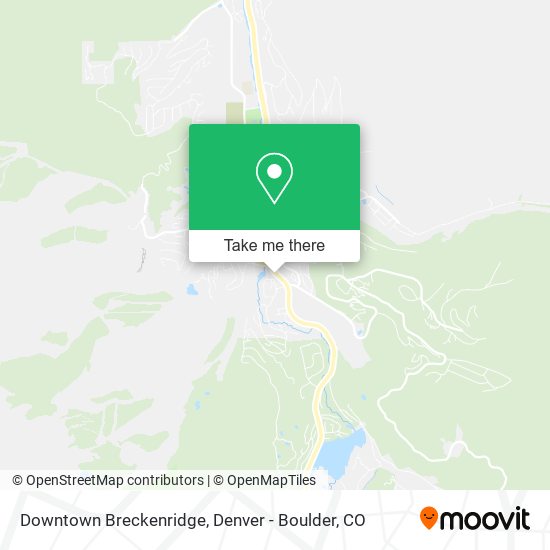 Mapa de Downtown Breckenridge
