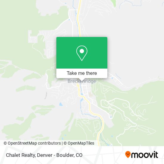 Chalet Realty map