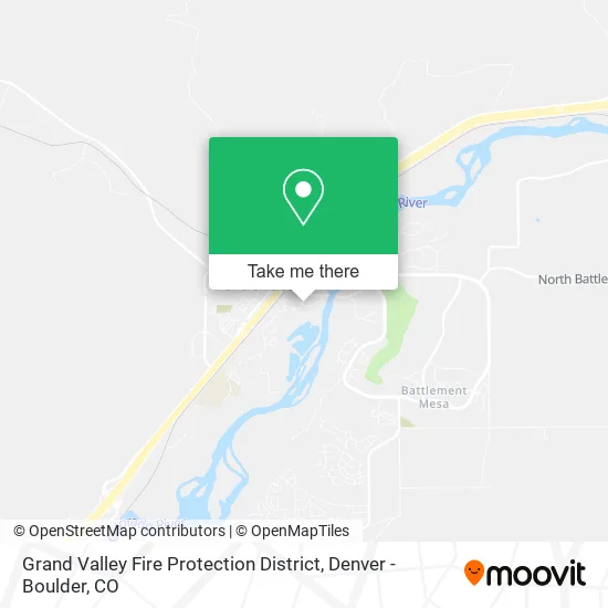 Grand Valley Fire Protection District map