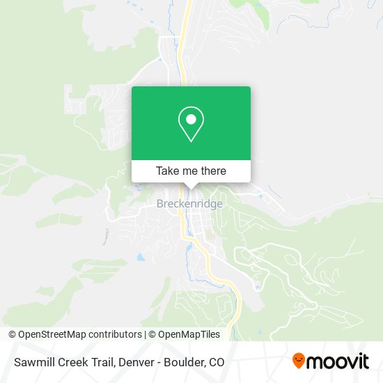 Sawmill Creek Trail map