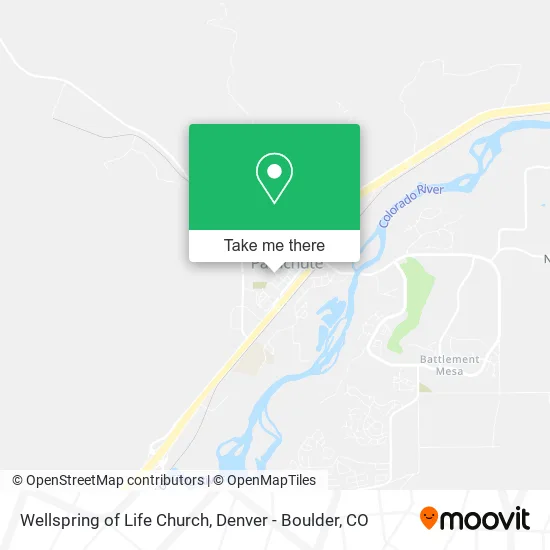 Wellspring of Life Church map