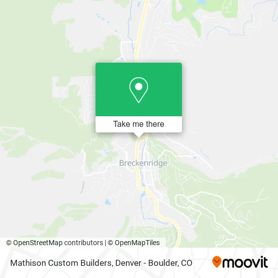 Mathison Custom Builders map