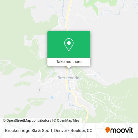 Breckenridge Ski & Sport map