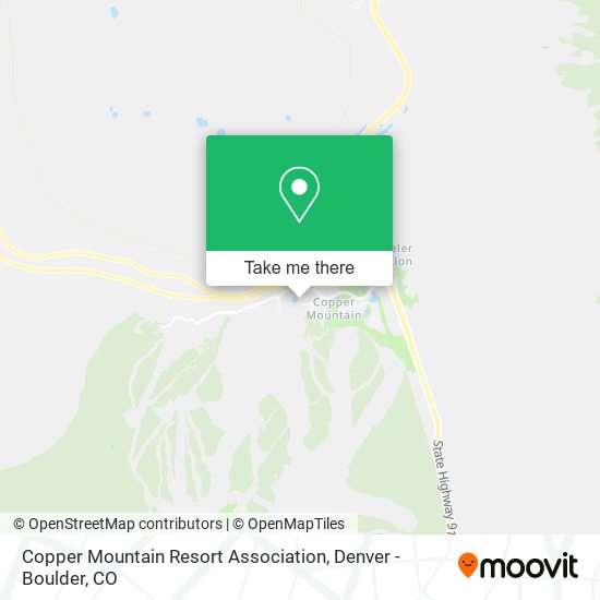 Copper Mountain Resort Association map