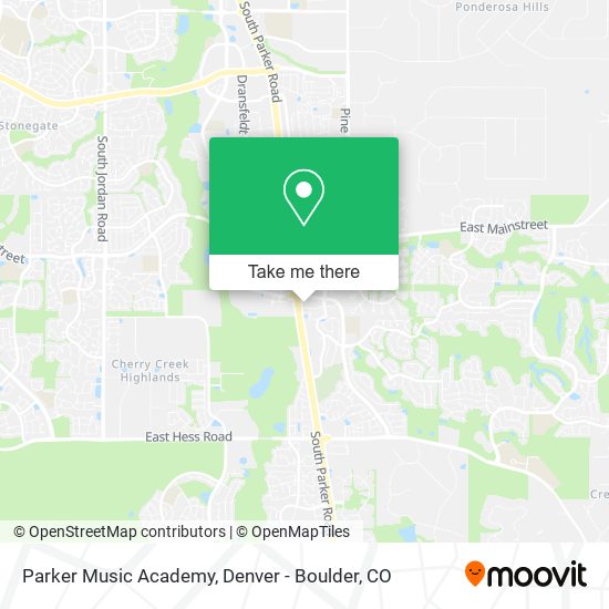 Parker Music Academy map