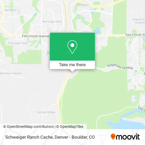 Schweiger Ranch Cache map