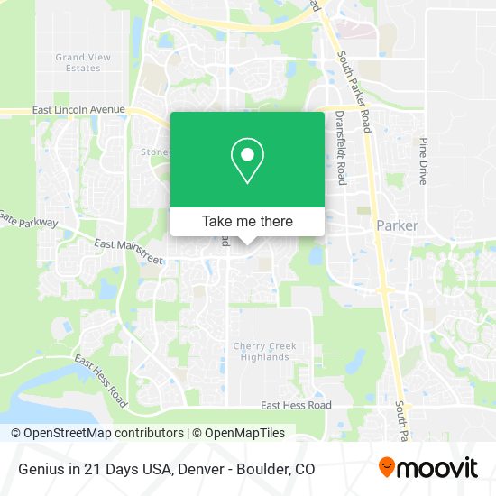 Mapa de Genius in 21 Days USA