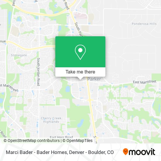 Marci Bader - Bader Homes map