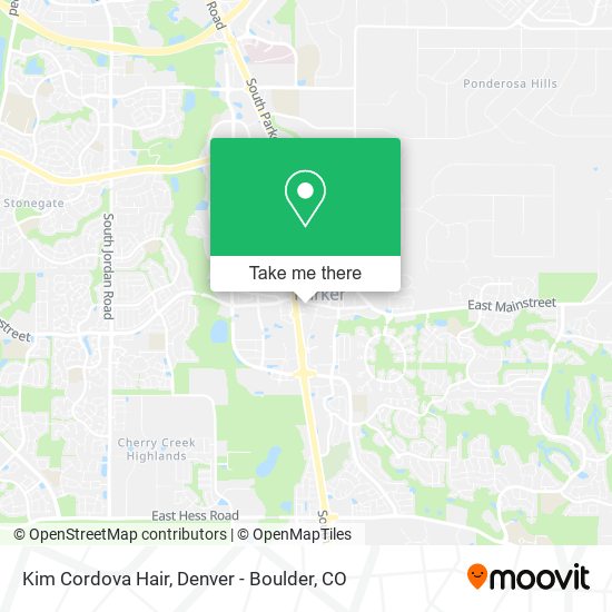 Kim Cordova Hair map
