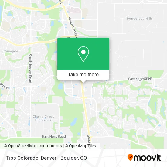 Tips Colorado map