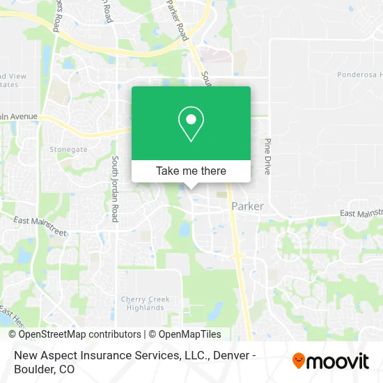 New Aspect Insurance Services, LLC. map