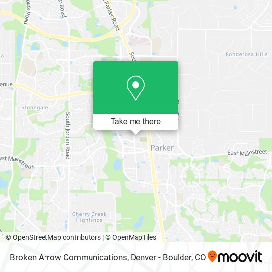 Broken Arrow Communications map