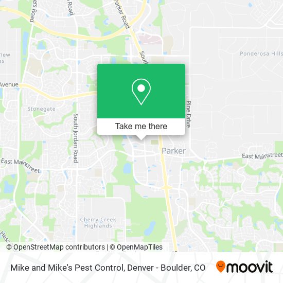 Mike and Mike's Pest Control map