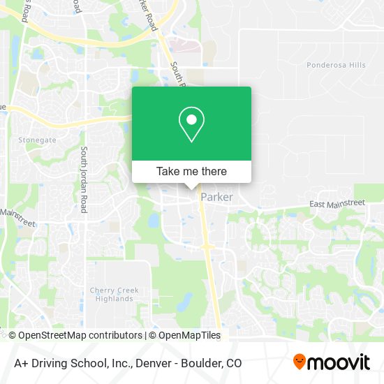 A+ Driving School, Inc. map