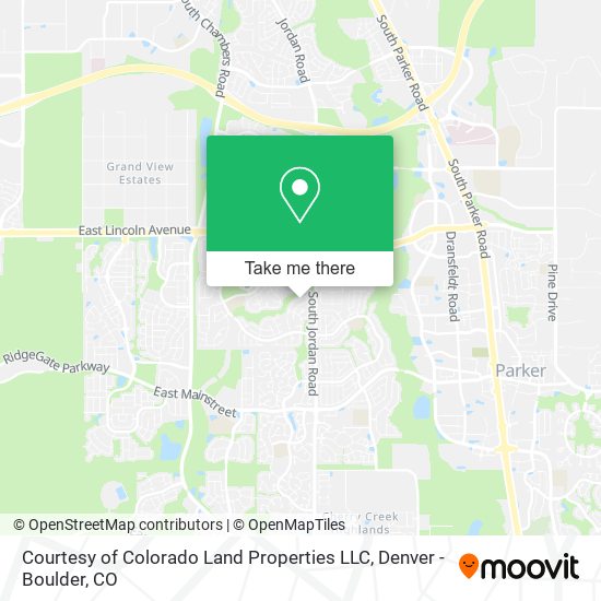 Courtesy of Colorado Land Properties LLC map