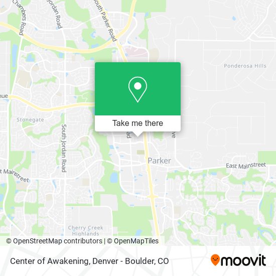 Center of Awakening map